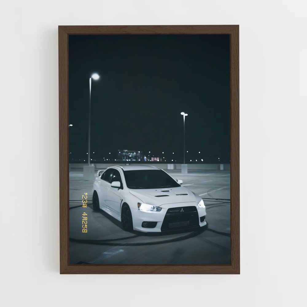 Poster Lancer Nocturne – affiche Mitsubishi (vue 5)